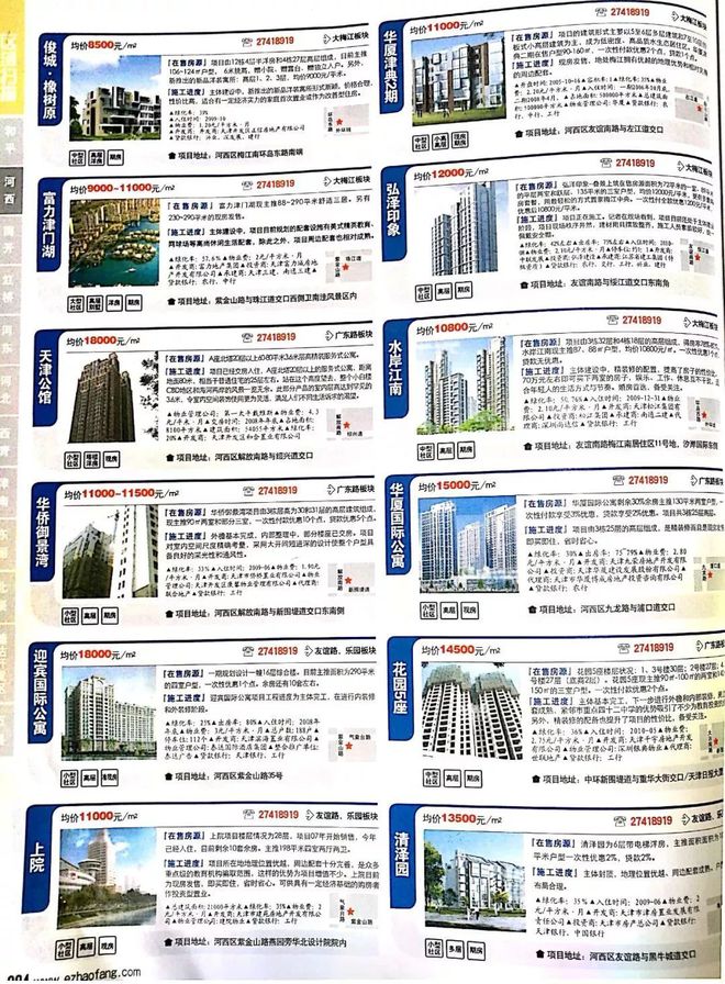 一張21年前的天津房地產廣告，看完后我淚崩了